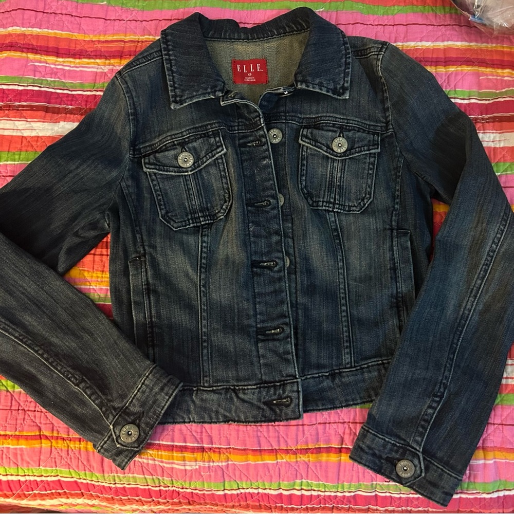 ELLE Women's Denim Jacket - denim